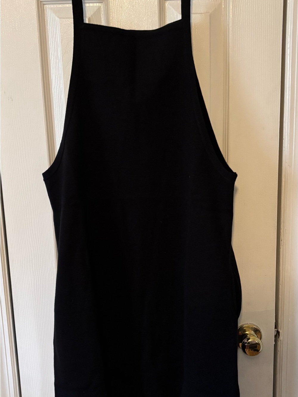 Heyson Black Spaghetti Strap Women’s Dress with Pockets